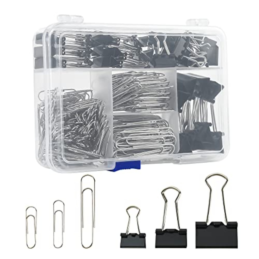 Binder Clip Assorted - Çeşitli Boyutlarda Dosya Klipsleri ve Jumbo