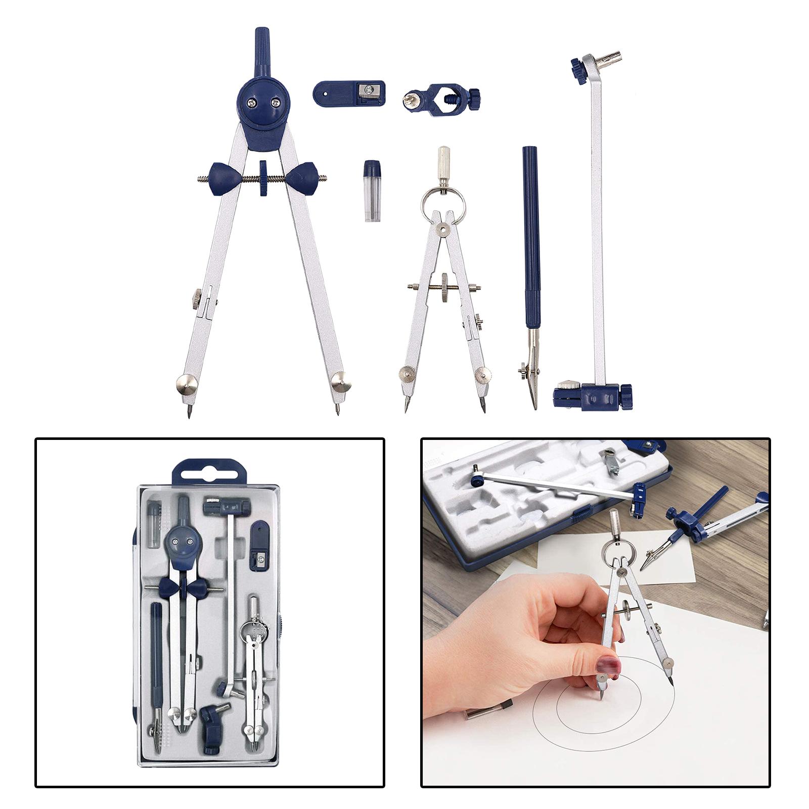 Compass Geometry Set - 7 adet geometri seti, geometri hassas
