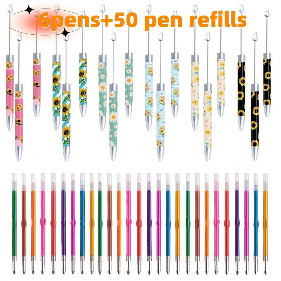 Total Stationery & Office Supply - 6 Parça Bahar Ayçiçeği Yaratıcı DIY