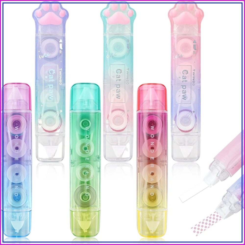 Correction Tape Roller - 6 Adet Düzeltme Bandı, Çift Taraflı