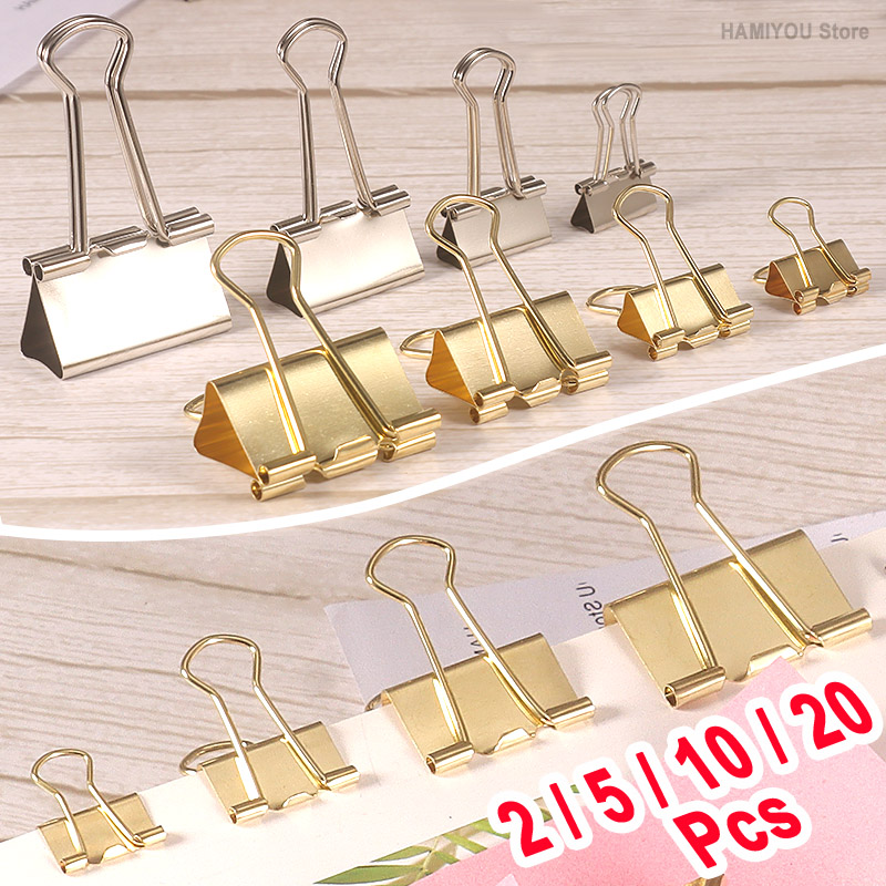 Binder Clip Assorted - Dosya Klipsleri Ofis Kırtasiye Uzun Kuyruklu