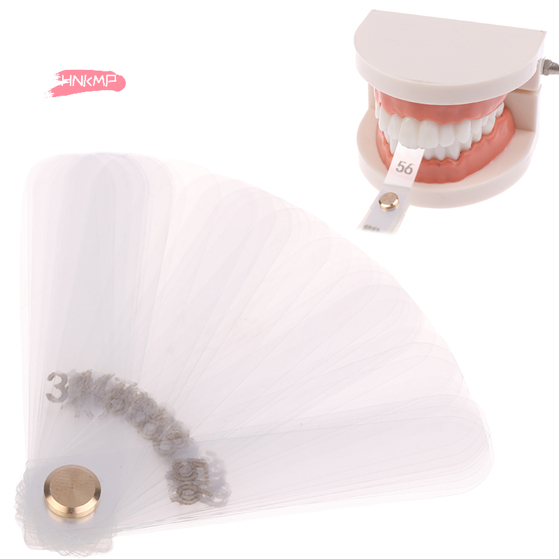 Ruler Set Transparent - 56 adet diş interproksimal redüksiyon ölçer