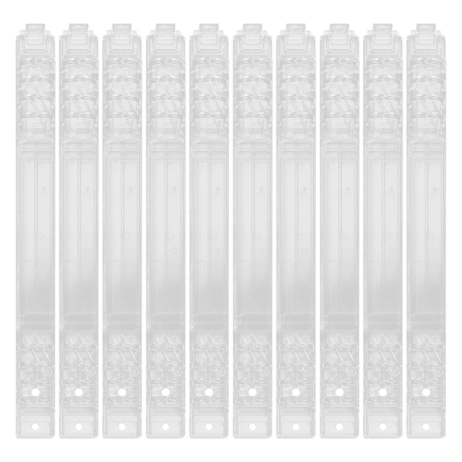 Binding Comb Plastic - 10 adet gevşek yaprak bağlayıcı halkaları