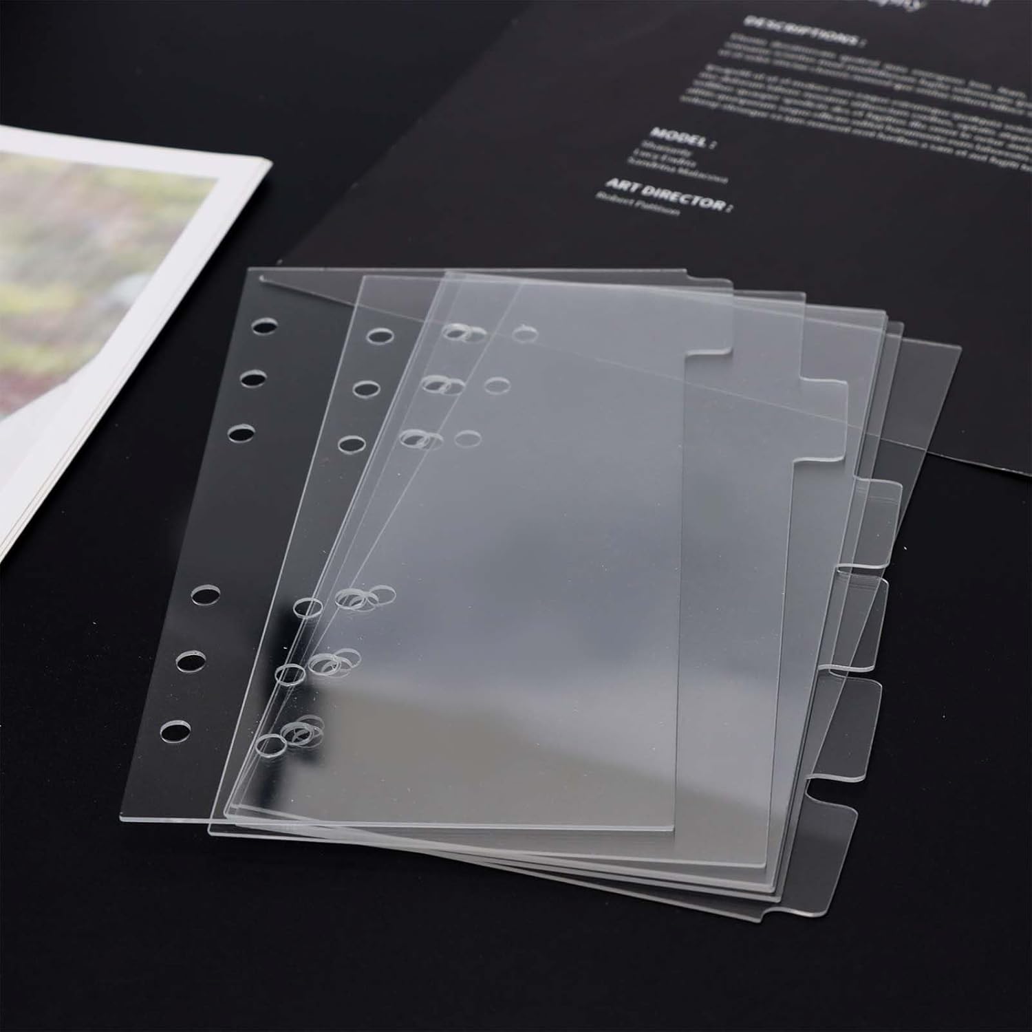 Index Tab Divider - A5/A6/A7 Ciltli Defter Bölücüler Planlayıcı Ekleri