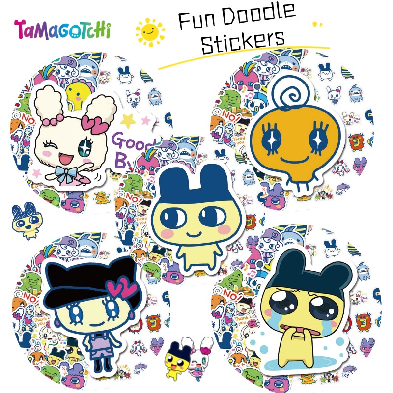Memo Pad Sticky - Yeni Bandai Tamagotchi Mametchi Eğlenceli Graffiti
