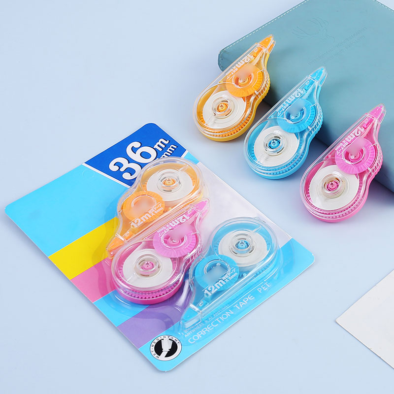 Correction Tape Roller - 3 paket, renk düzeltme bandı, kullanımı