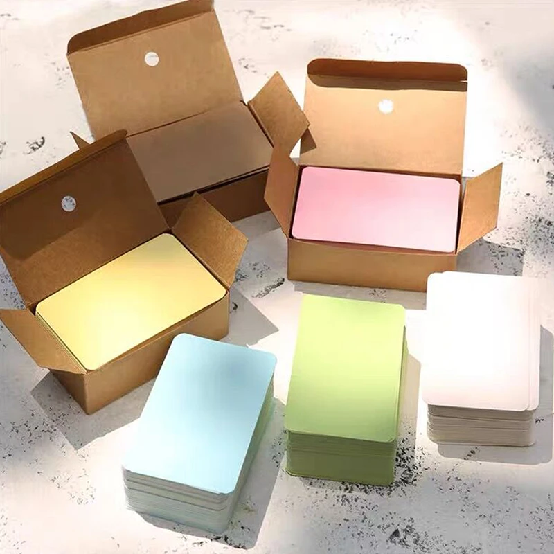 Letter Envelope Kraft - 100 adet Kraft Kağıt Boş Tebrik