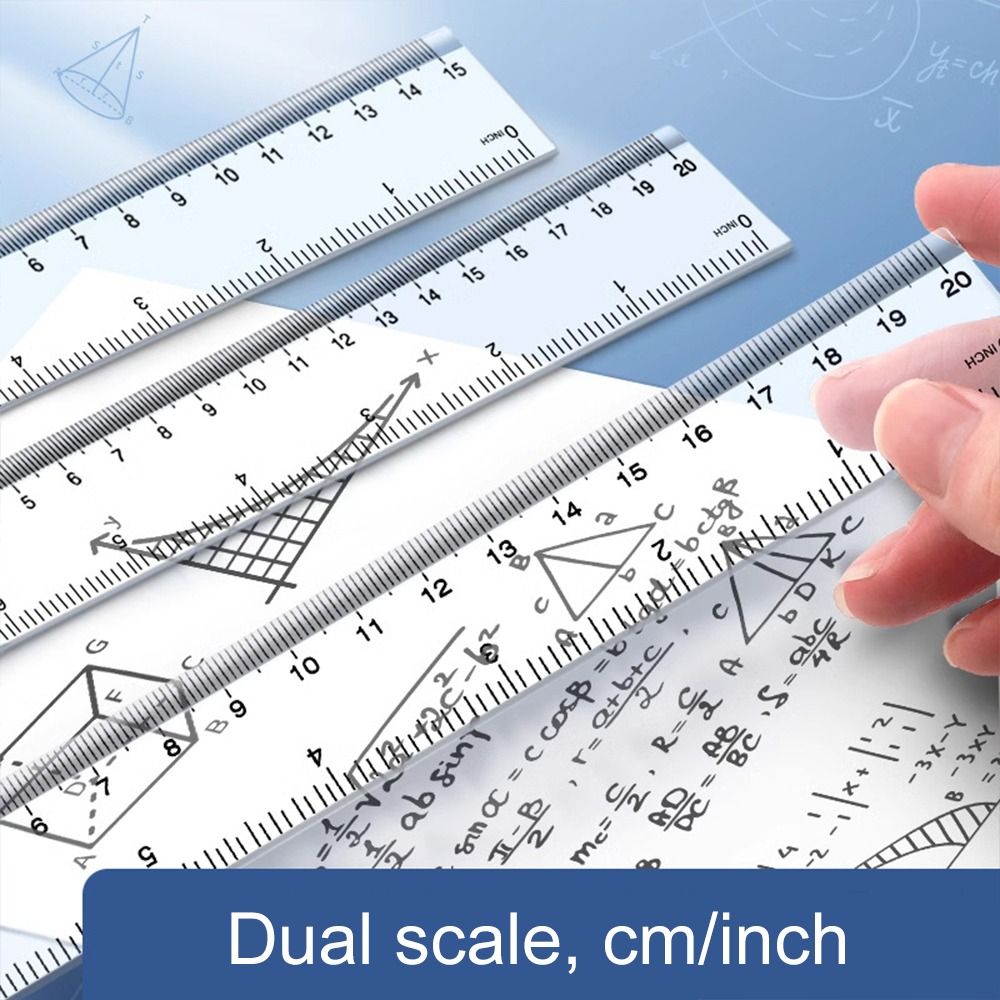 Masa Aksesuarları 15cm 20cm 30 - Ruler Set Transparent incelemesi ve fiyatı