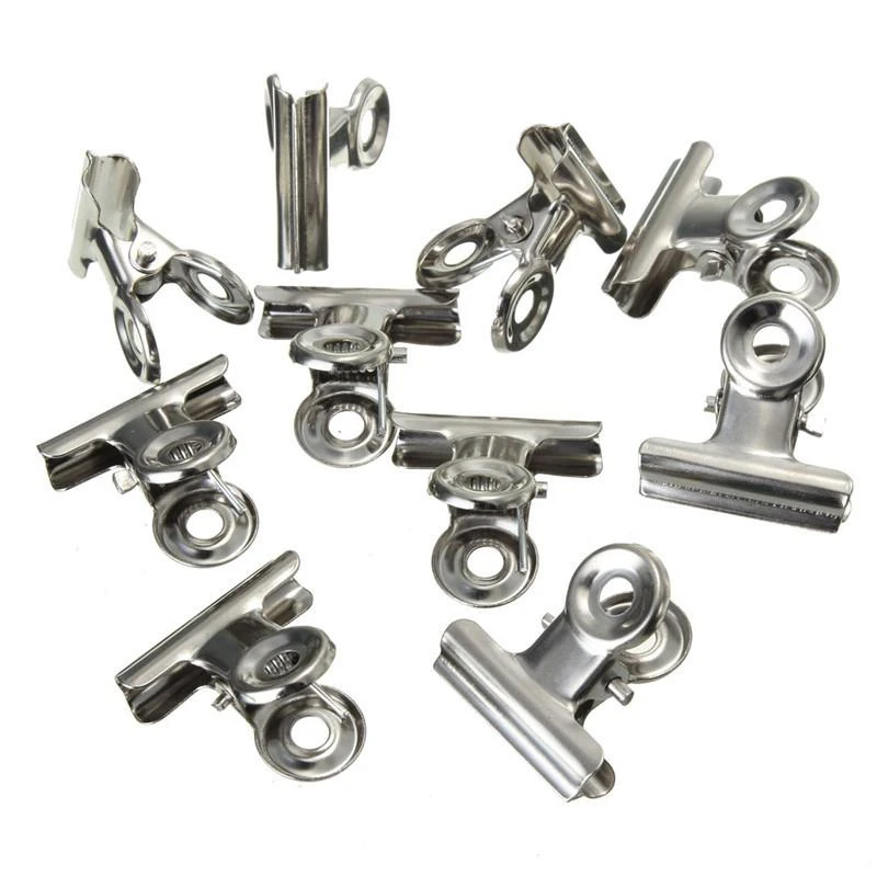 Uygun fiyatlı 10 Adet Gümüş To - Binder Clip Assorted incelemesi ve fiyatı