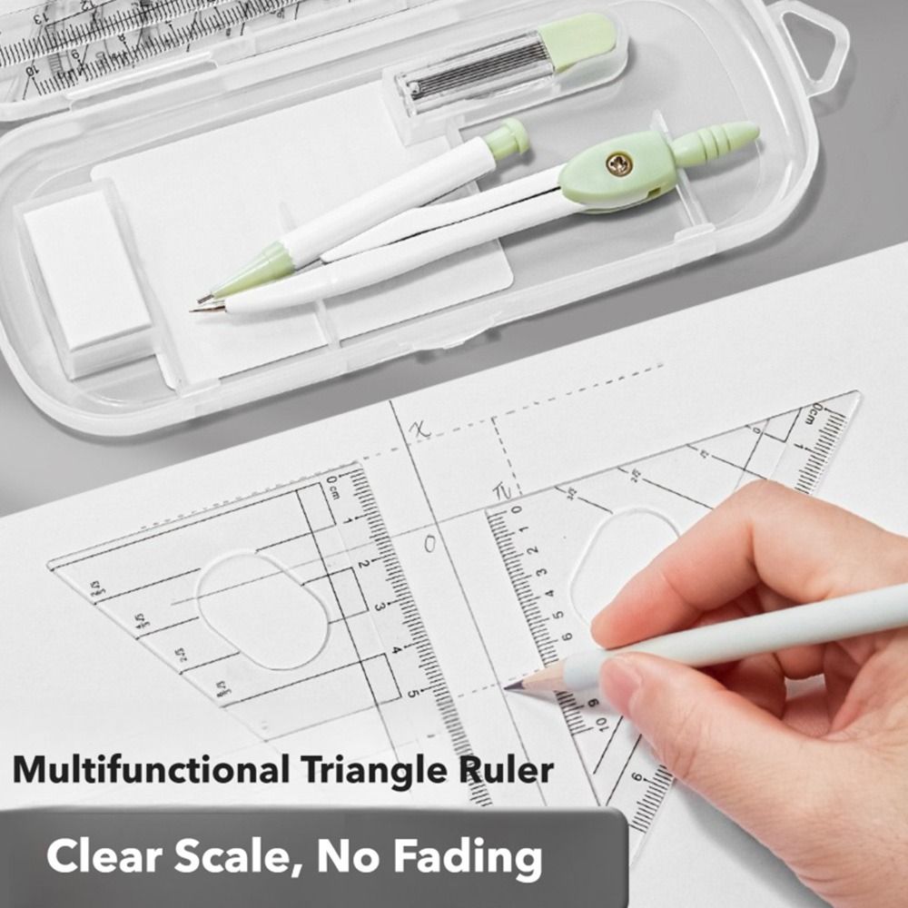 8 Parça/Set Plastik Cetvel Per - Ruler Set Transparent incelemesi ve fiyatı