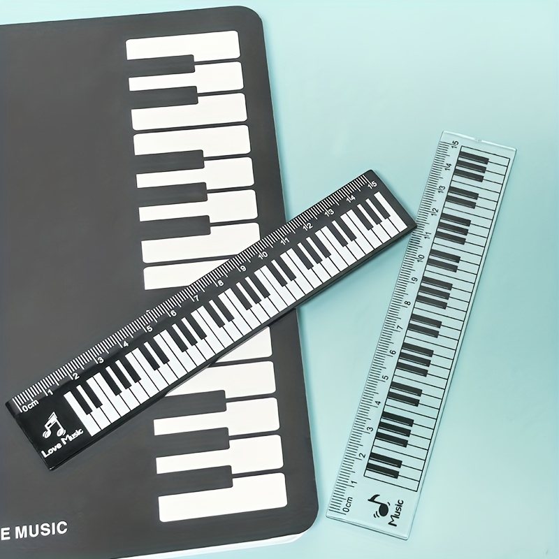 2 adet/takım 15 cm Piyano Klav - Ruler Set Transparent incelemesi ve fiyatı