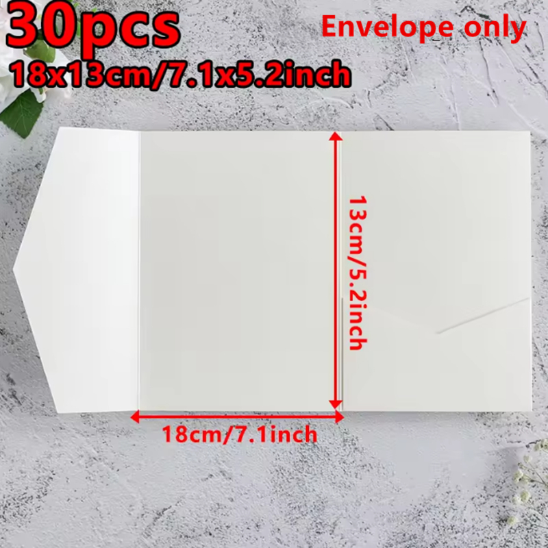 30 adet 18x13 cm Yeşil Zarflar - Stationery Supplies Business incelemesi ve fiyatı