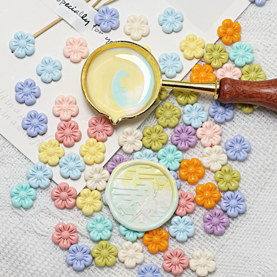 150 adet/torba Çiçek Şeklinde  - Wax Seal Stamp Kit incelemesi ve fiyatı