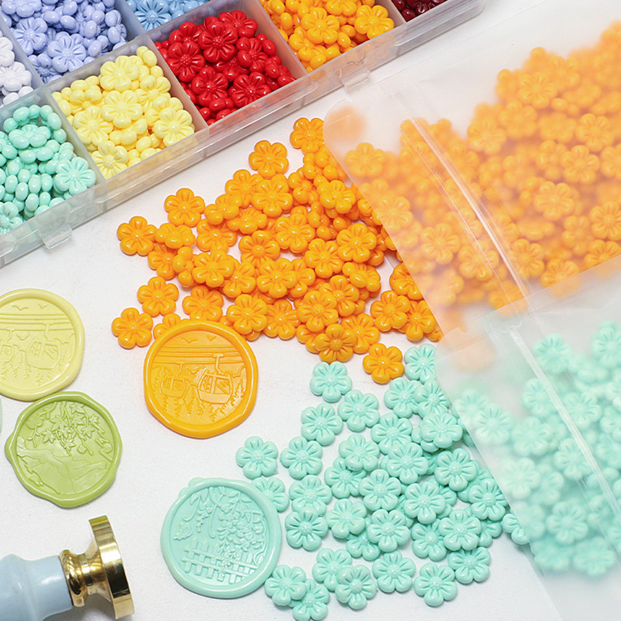 150 adet/torba Çiçek Şeklinde  - Wax Seal Stamp Kit incelemesi ve fiyatı