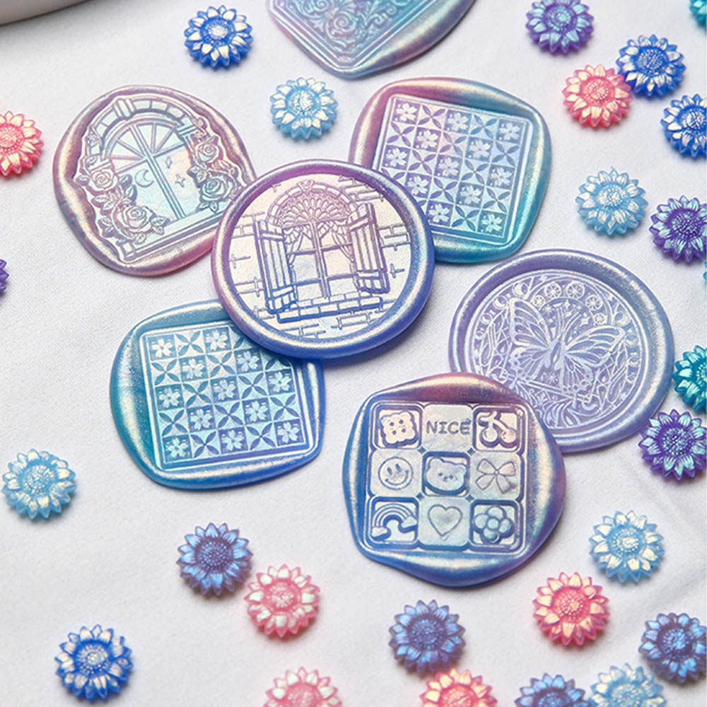 100 adet Karışık Renkli Glitte - Wax Seal Stamp Kit incelemesi ve fiyatı
