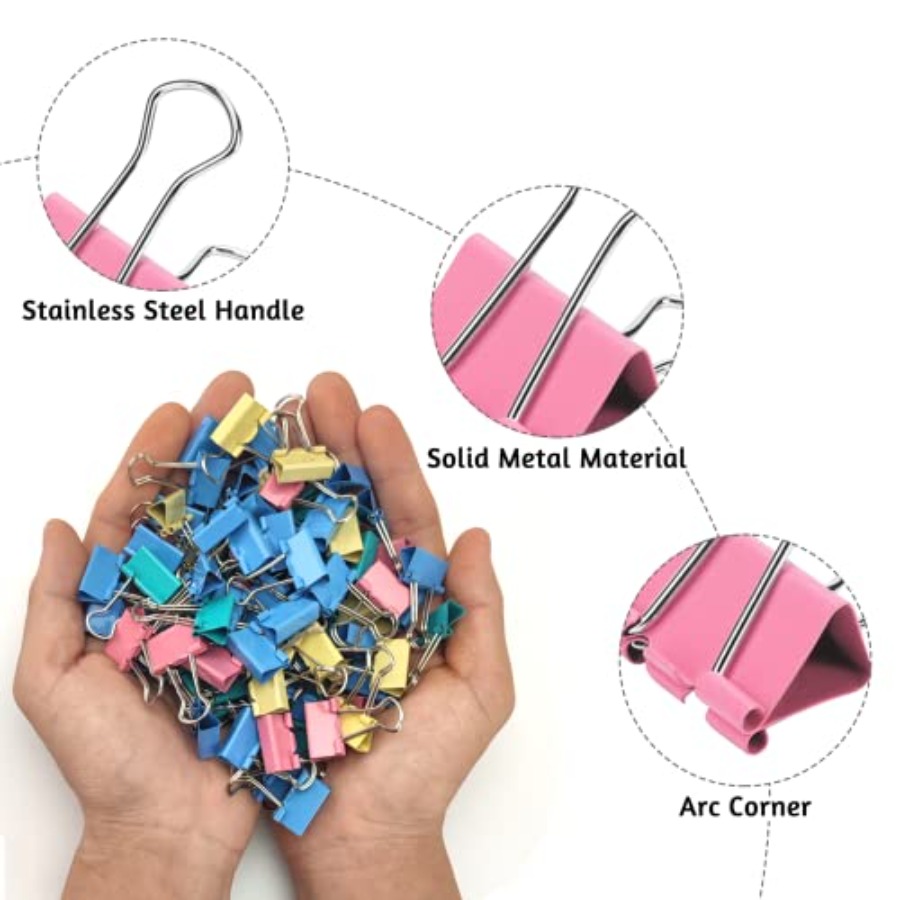 120'li Paket Dosya Klipsleri 0 - Binder Clip Assorted incelemesi ve fiyatı