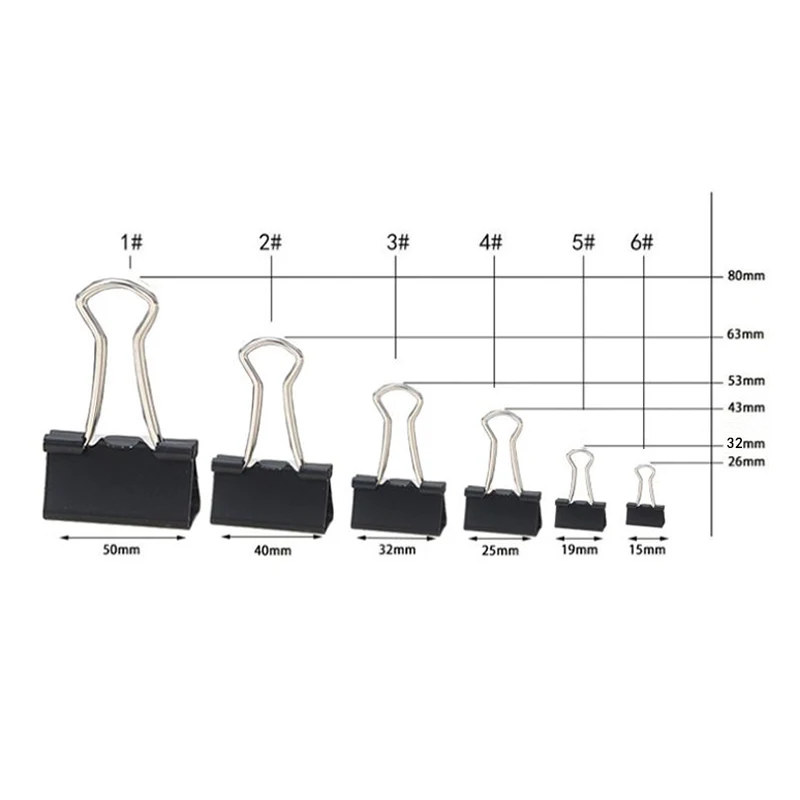10/20 adet Metal ataş 19 25 32 - Binder Clip Assorted incelemesi ve fiyatı