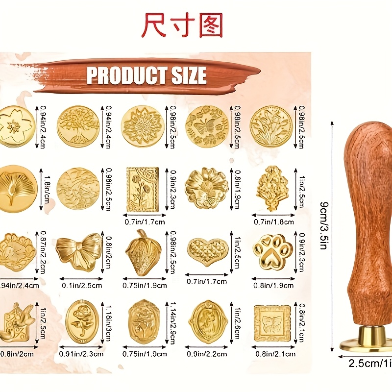 21 parçalı çeşitli stillerde b - Wax Seal Stamp Kit incelemesi ve fiyatı