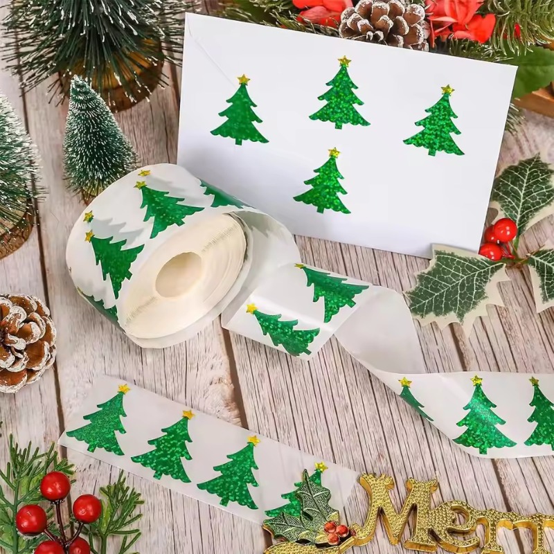 Noel Parıltılı Ağaç Çıkartmala - Ideal Stationery & Office Supply incelemesi ve fiyatı