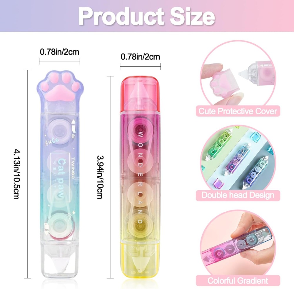 6 Adet Düzeltme Bandı, Çift Ta - Correction Tape Roller incelemesi ve fiyatı
