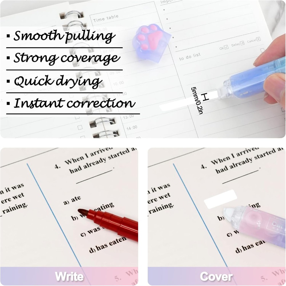 6 Adet Düzeltme Bandı, Çift Ta - Correction Tape Roller incelemesi ve fiyatı