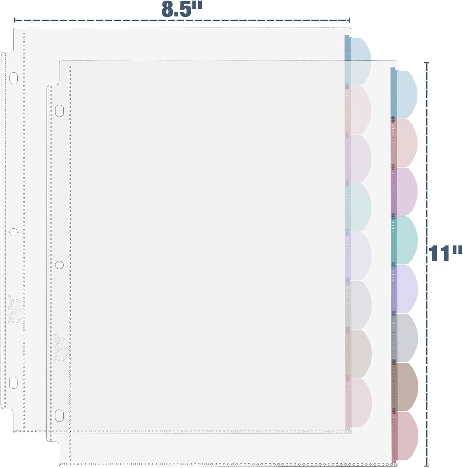 A4 Şeffaf Sayfa Koruyucuları,  - Index Tab Divider incelemesi ve fiyatı