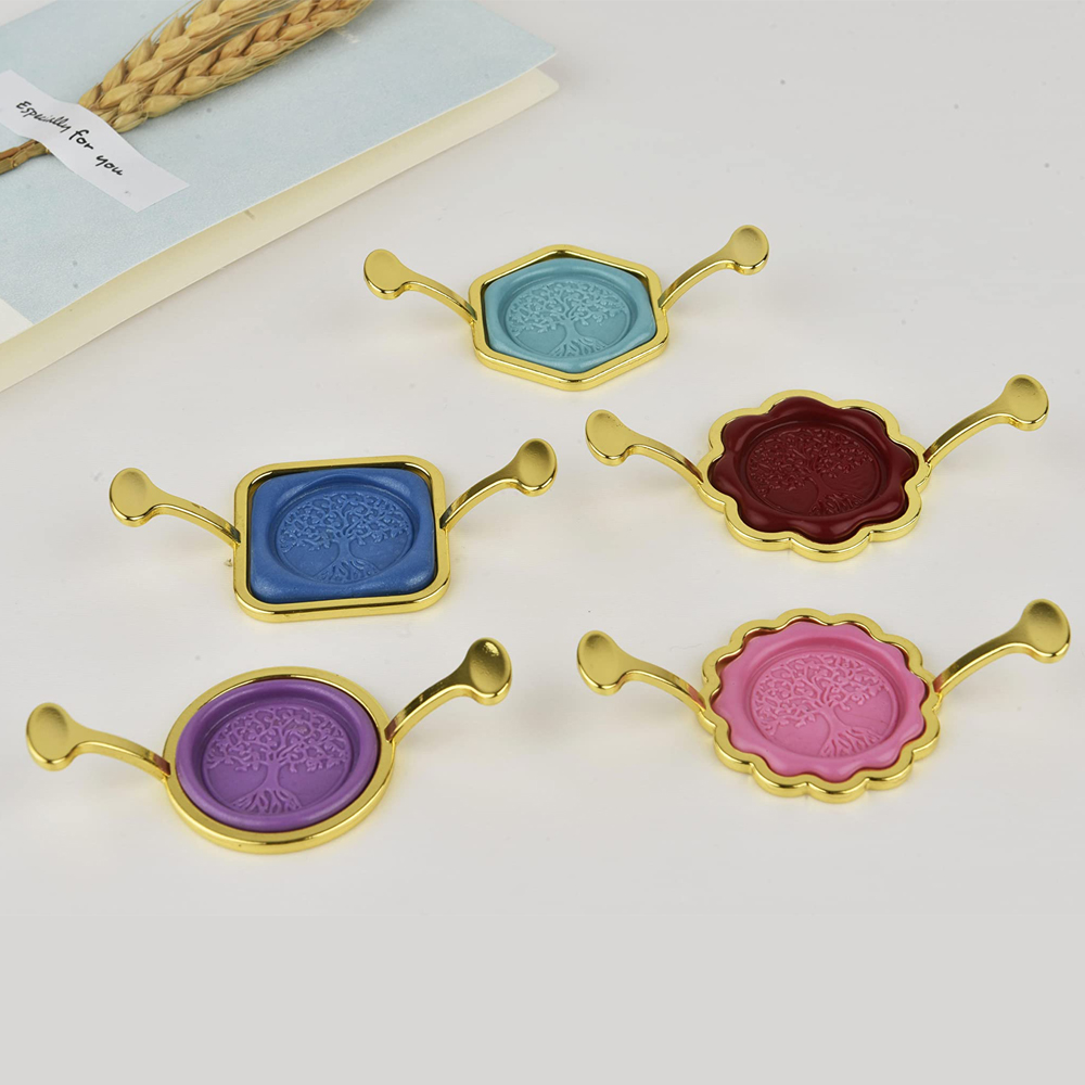 5 paket Altıgen Kare Metal müh - Wax Seal Stamp Kit incelemesi ve fiyatı