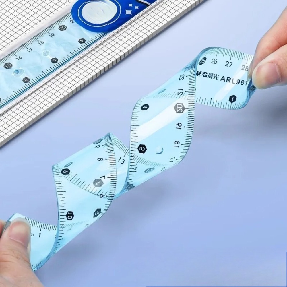 1/3 adet Şeffaf Yumuşak Cetvel - Ruler Set Transparent incelemesi ve fiyatı