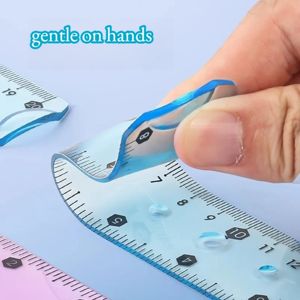 1/3 adet Şeffaf Yumuşak Cetvel - Ruler Set Transparent incelemesi ve fiyatı