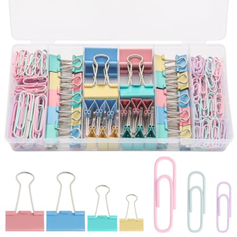 240 Adet Renkli Çeşitli Boyutl - Binder Clip Assorted incelemesi ve fiyatı
