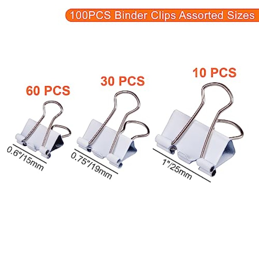 Çeşitli Boyutlarda Bağlayıcı K - Binder Clip Assorted incelemesi ve fiyatı