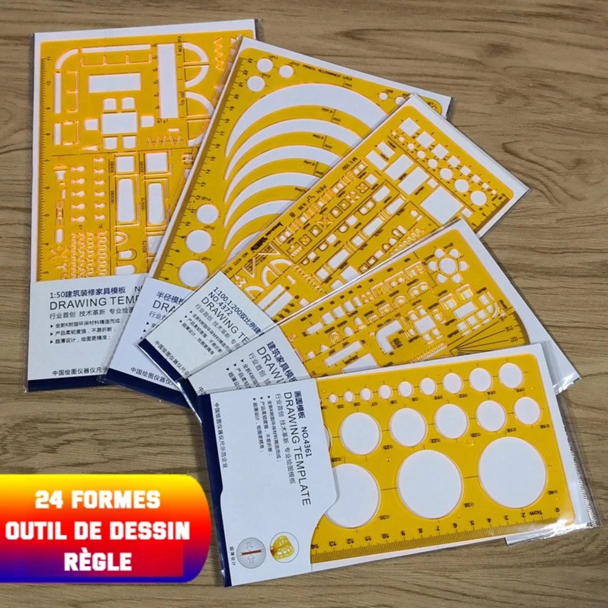 Ölçüm Cetveli ile Geometrik Çi - Ruler Set Transparent incelemesi ve fiyatı