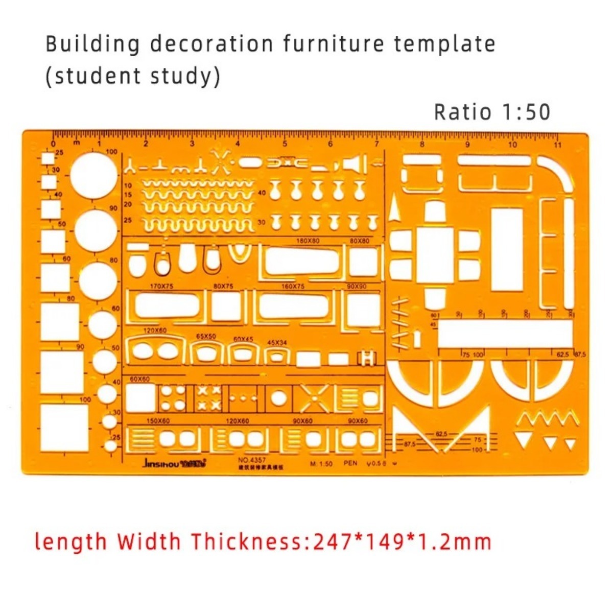 Ölçüm Cetveli ile Geometrik Çi - Ruler Set Transparent incelemesi ve fiyatı