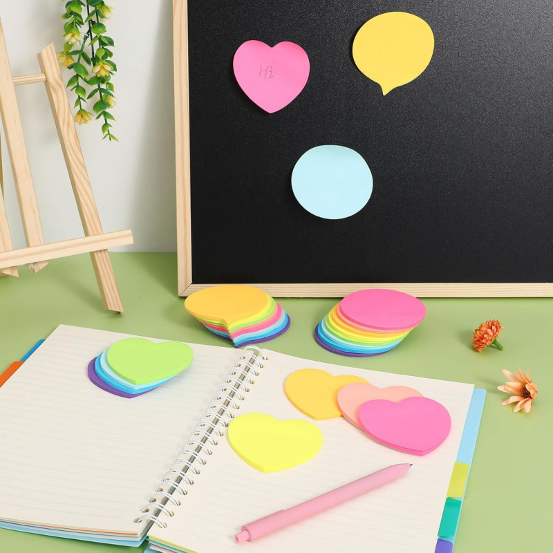 【3 Stil Kalp Şeklinde Not Deft - Total Stationery & Office Supply incelemesi ve fiyatı