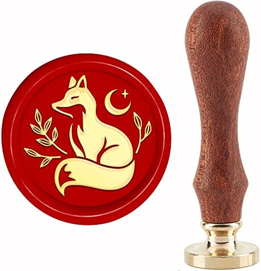 1 adet tilki ay mühür mumu pul - Wax Seal Stamp Kit incelemesi ve fiyatı