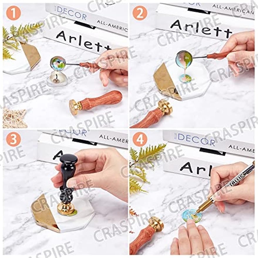 1 adet tilki ay mühür mumu pul - Wax Seal Stamp Kit incelemesi ve fiyatı