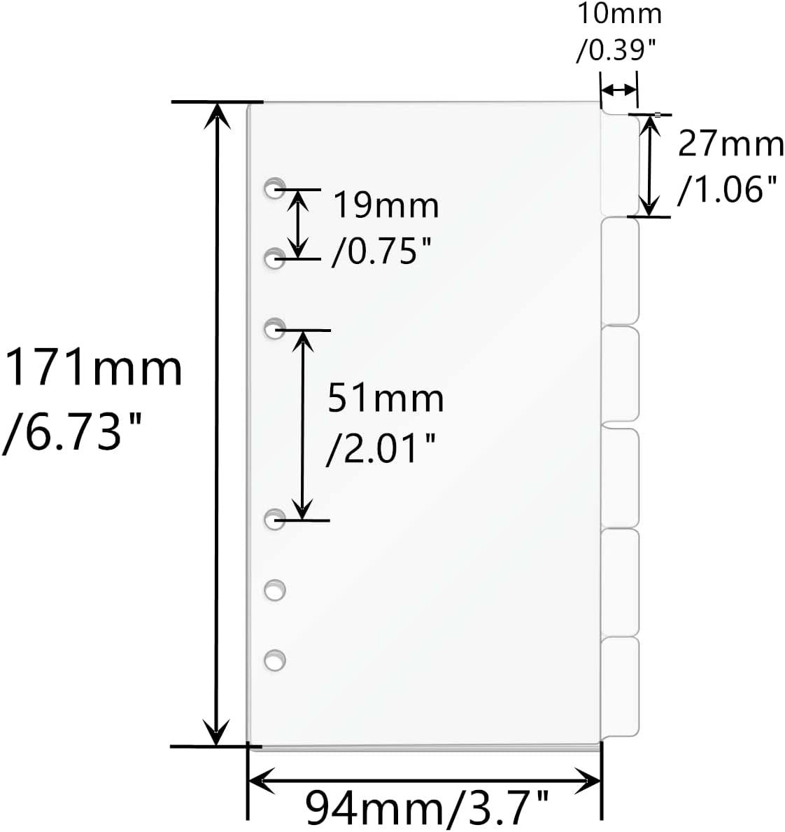 A5/A6/A7 Ciltli Defter Bölücül - Index Tab Divider incelemesi ve fiyatı