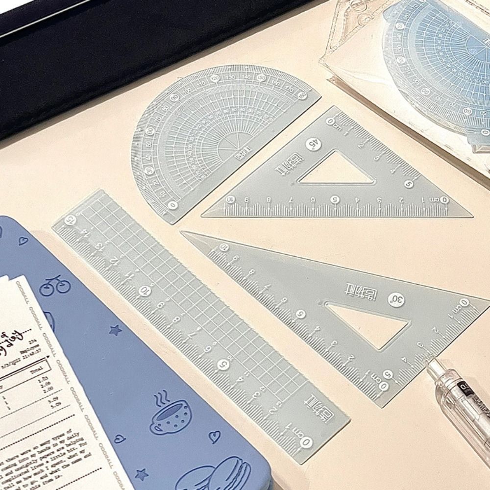 4 adet/takım Çok Fonksiyonlu 1 - Ruler Set Transparent incelemesi ve fiyatı
