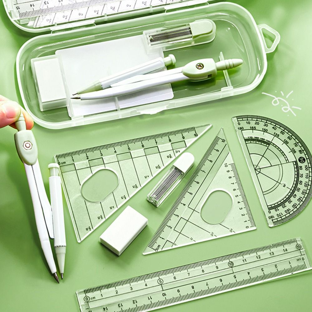 8 adet/takım Plastik Cetvel Pu - Ruler Set Transparent incelemesi ve fiyatı