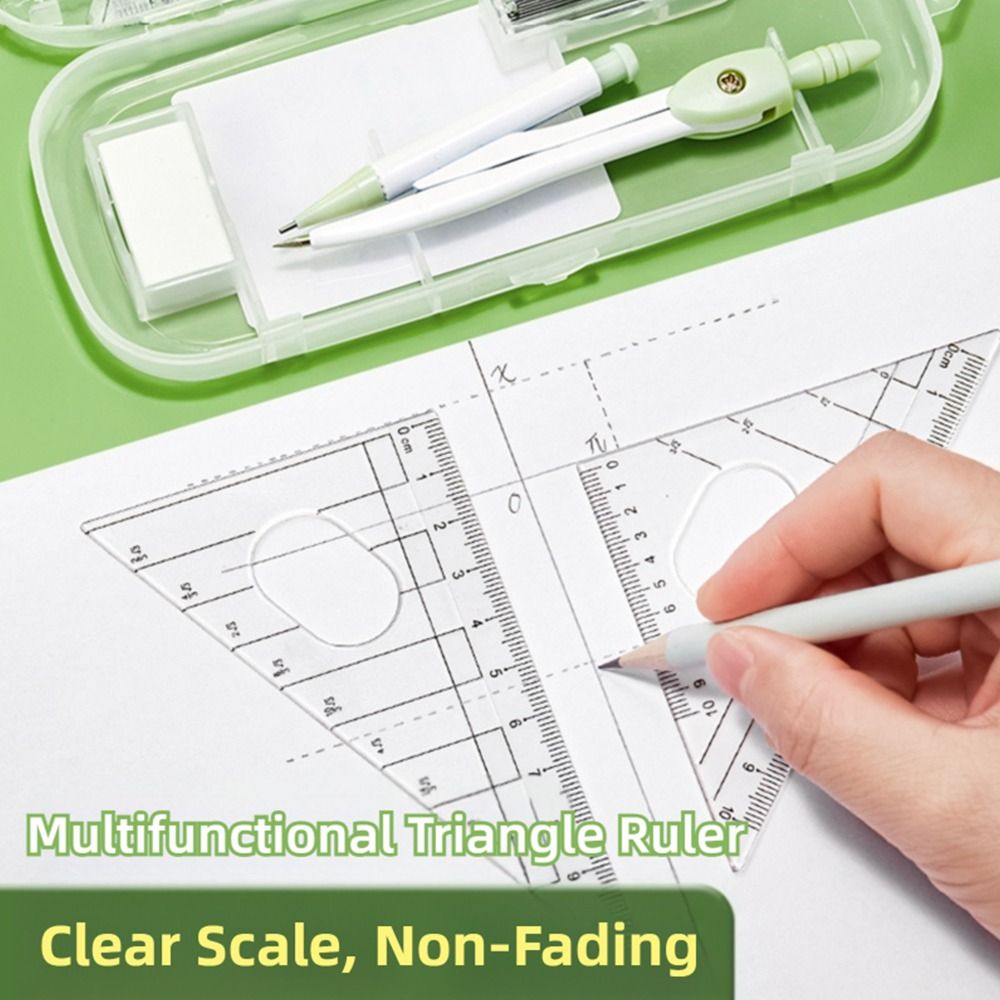 8 adet/takım Plastik Cetvel Pu - Ruler Set Transparent incelemesi ve fiyatı