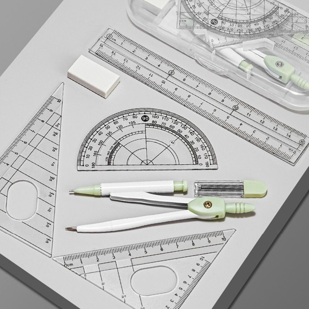 8 adet/takım Plastik Cetvel Pu - Ruler Set Transparent incelemesi ve fiyatı