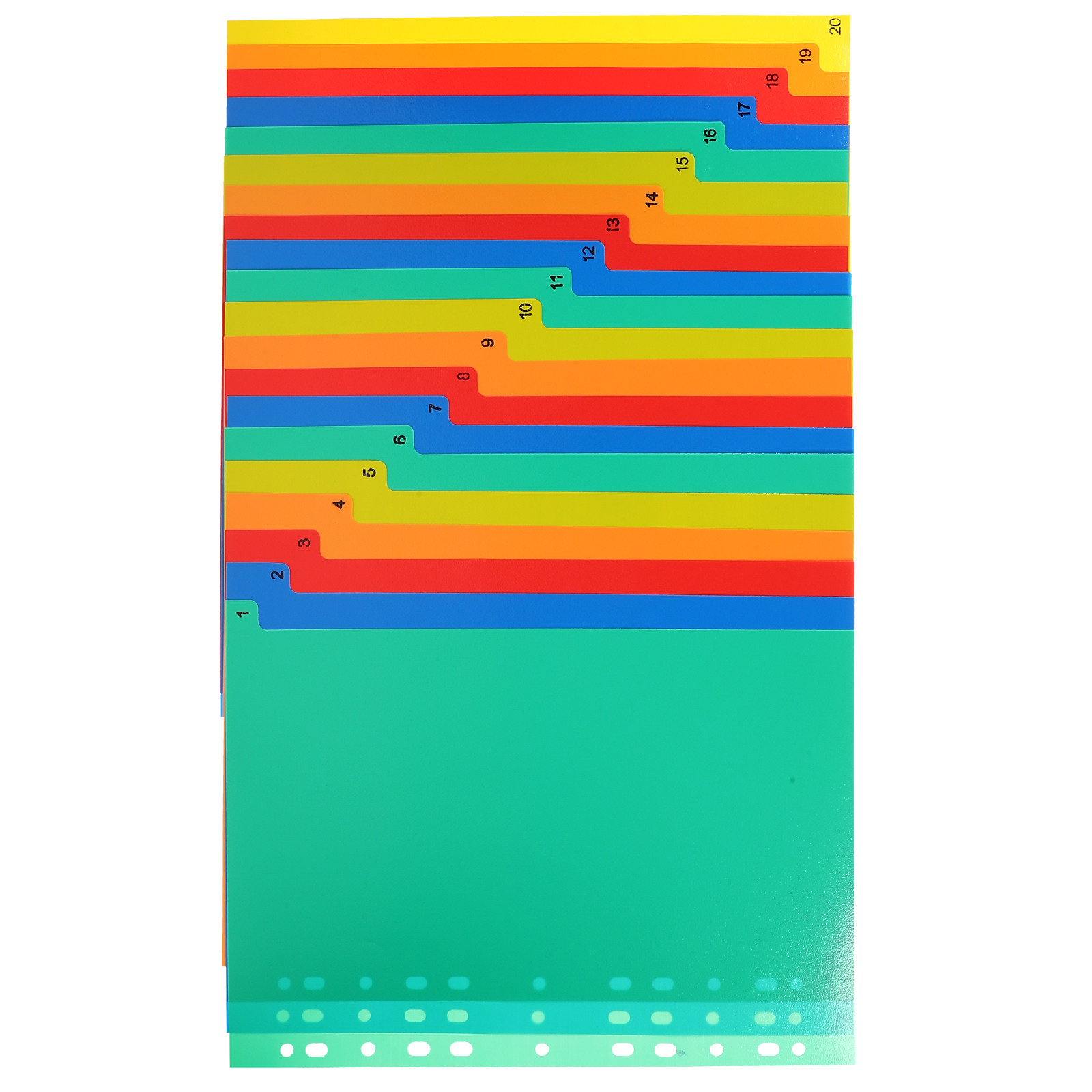 20 Adet Defter Bölücü, Renkli  - Index Tab Divider incelemesi ve fiyatı