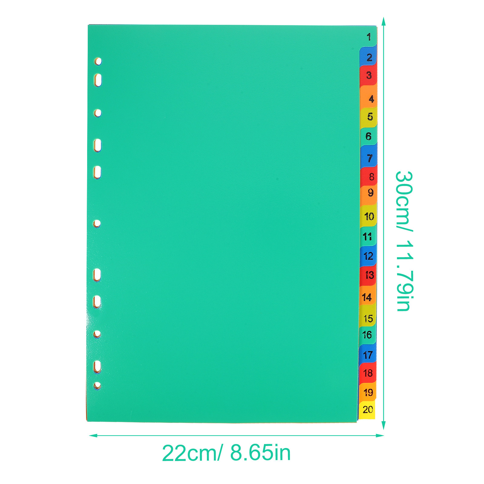 20 Adet Defter Bölücü, Renkli  - Index Tab Divider incelemesi ve fiyatı
