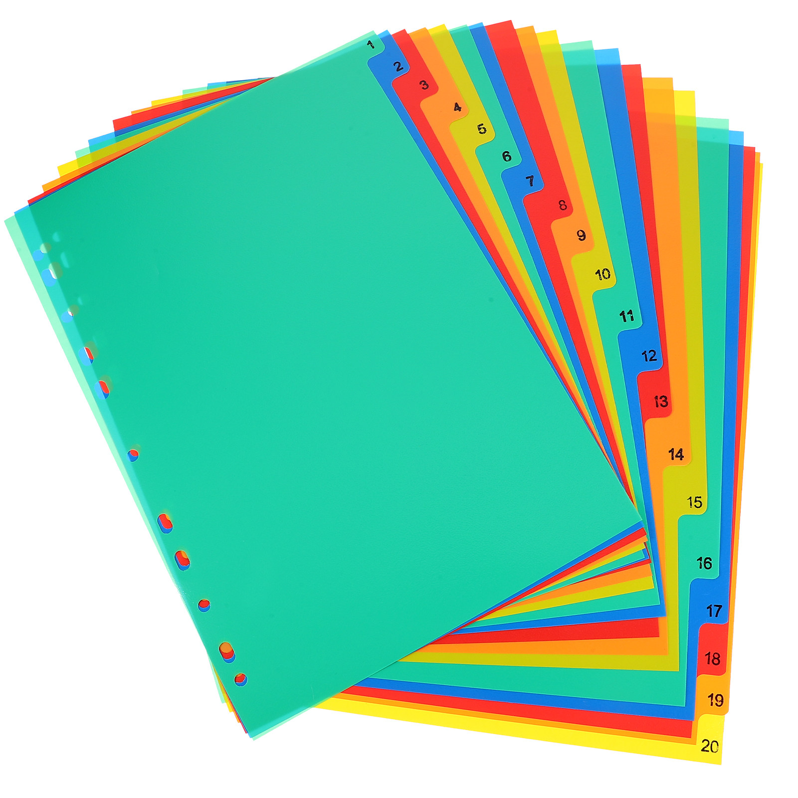 20 Adet Defter Bölücü, Renkli  - Index Tab Divider incelemesi ve fiyatı