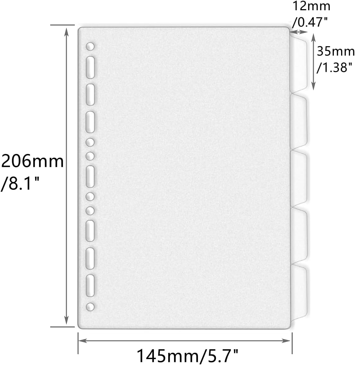 A4 A5 B5 Klasör Bölücüler Gene - Index Tab Divider incelemesi ve fiyatı