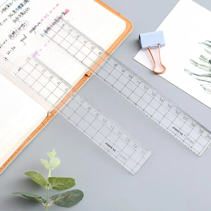 1 adet Simple15cm 18cm 20cm şe - Ruler Set Transparent incelemesi ve fiyatı