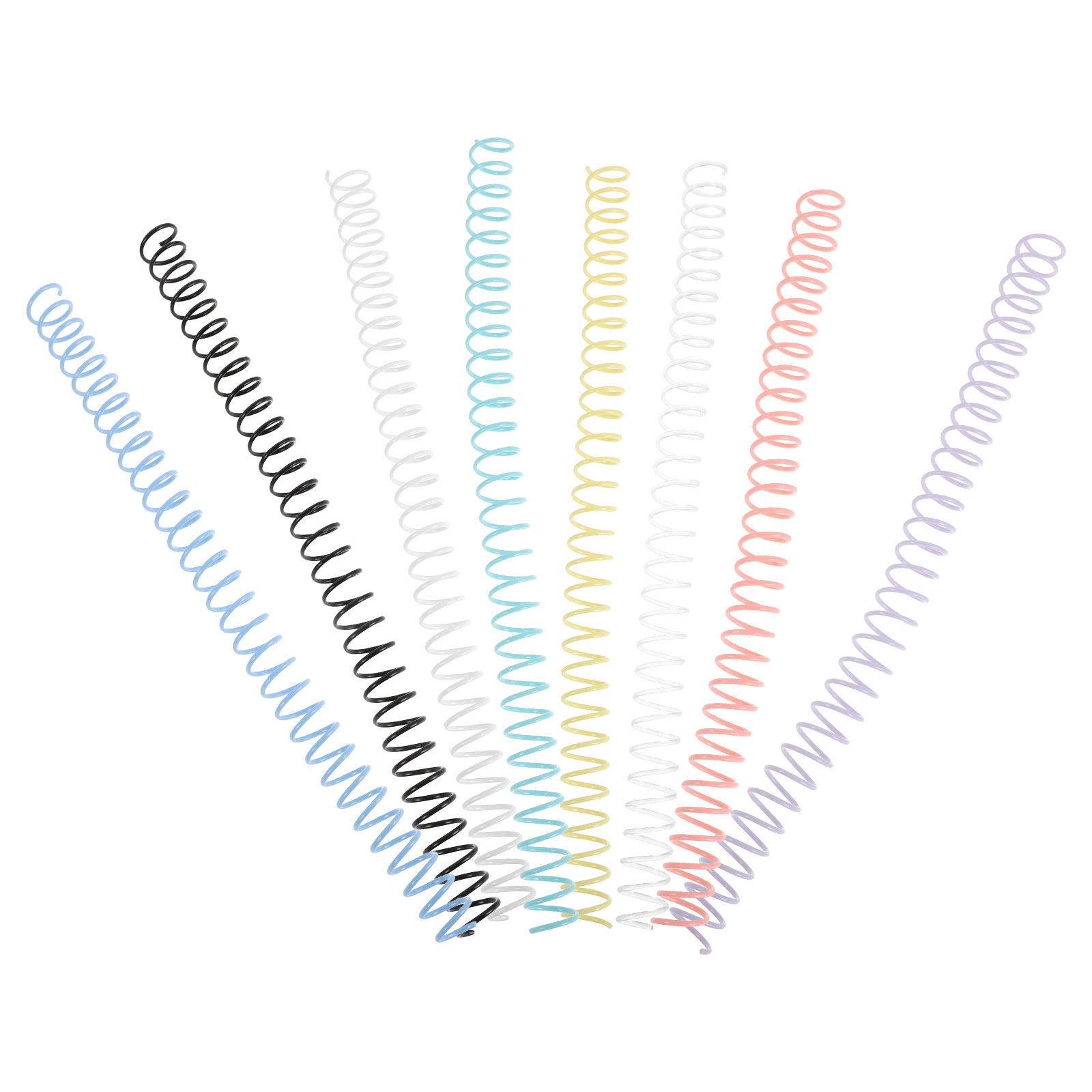 8 adet plastik spiral ciltleme - Binding Comb Plastic incelemesi ve fiyatı