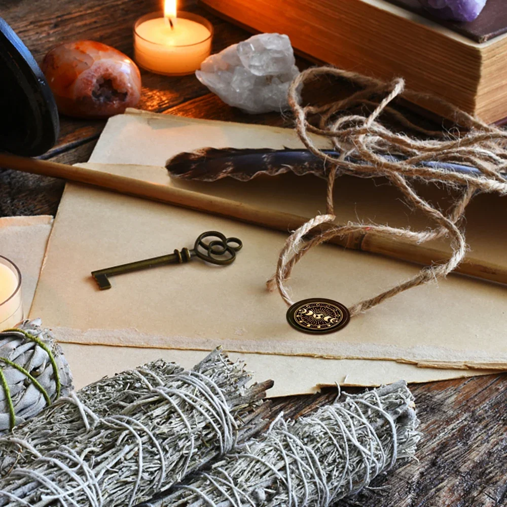 1 adet ay fazı mühür mumu damg - Wax Seal Stamp Kit incelemesi ve fiyatı