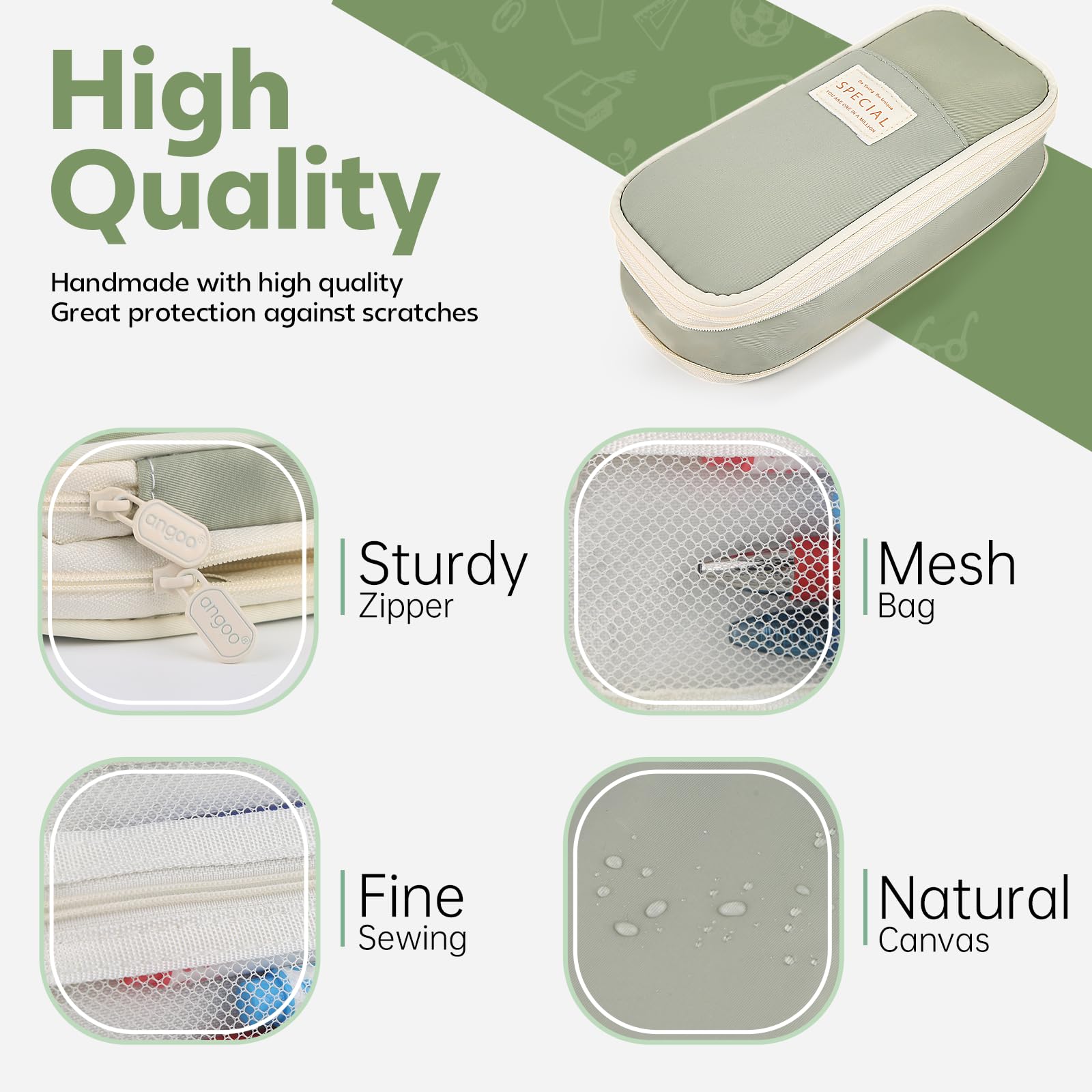 Büyük kapasiteli yeşil kalem k - Ideal Stationery & Office Supply incelemesi ve fiyatı
