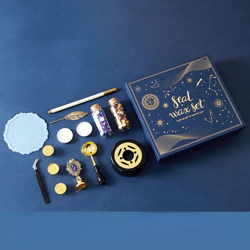 Yıldızlı yangın cila damga set - Wax Seal Stamp Kit incelemesi ve fiyatı